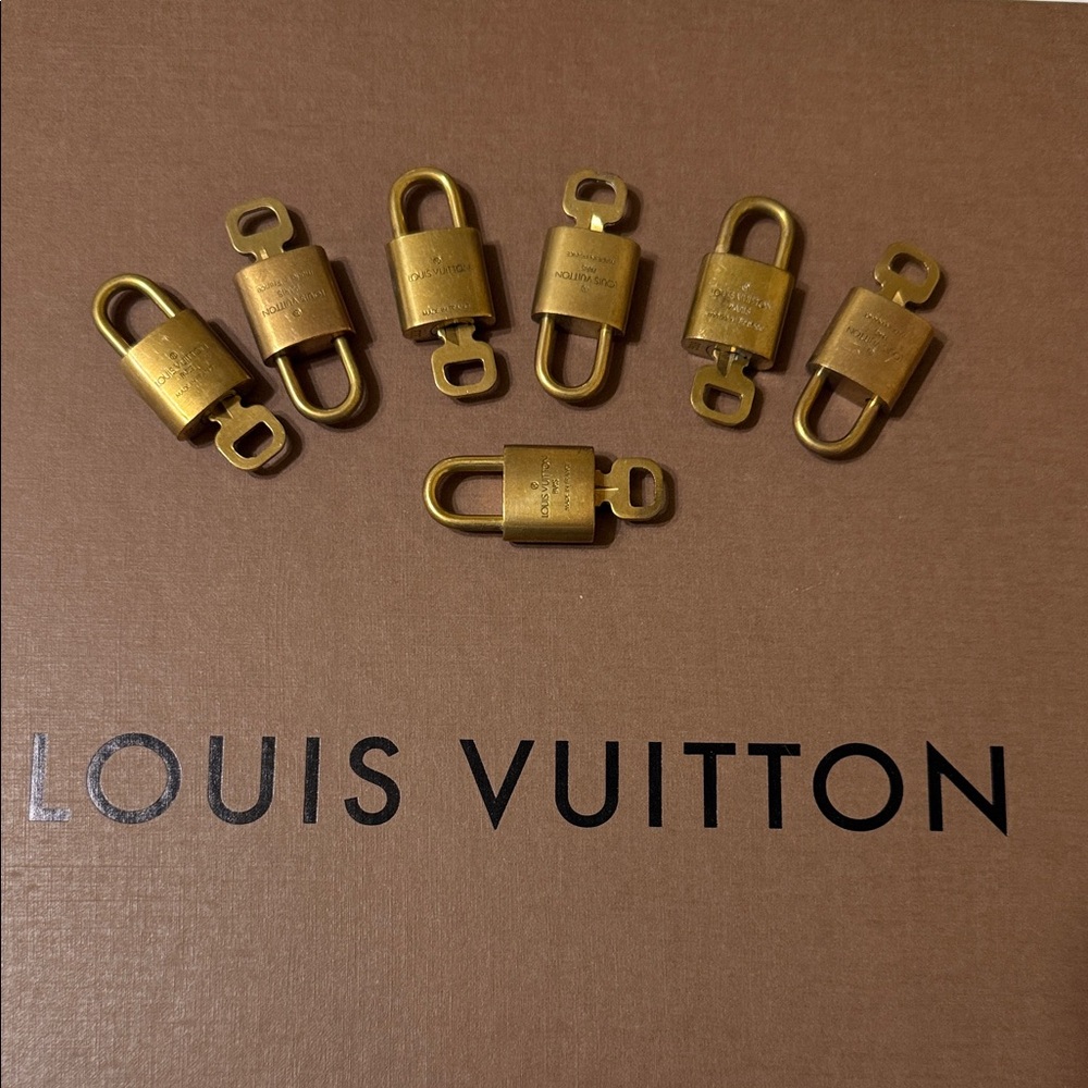 Authentic Louis Vuitton Brass Locks - Picture 2 of 2